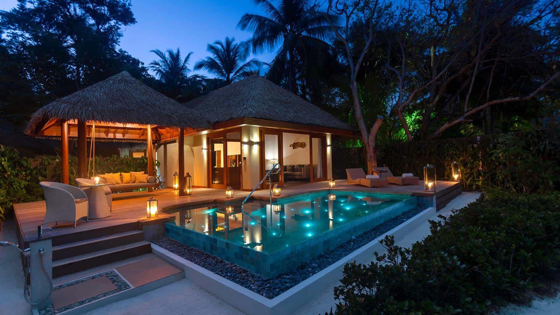 Baros Beach Villa Night