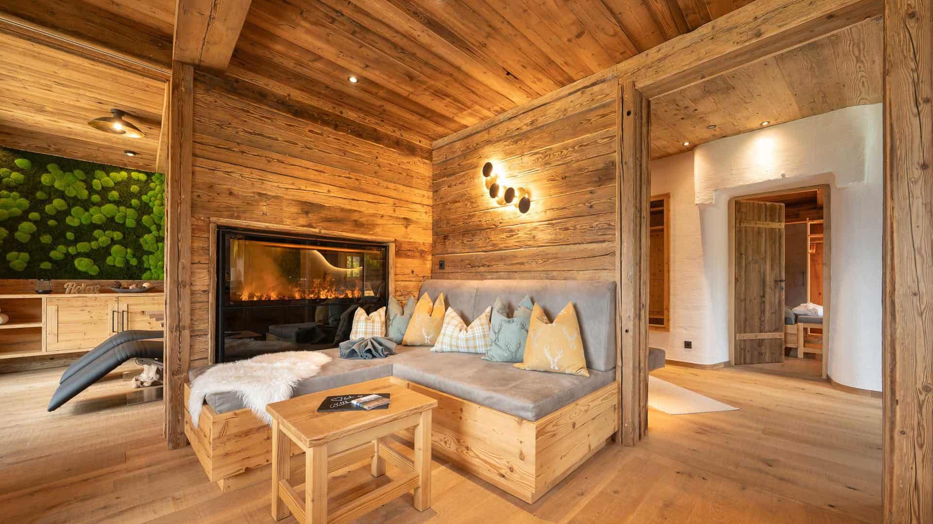 Chalet Grünegg Kamin.