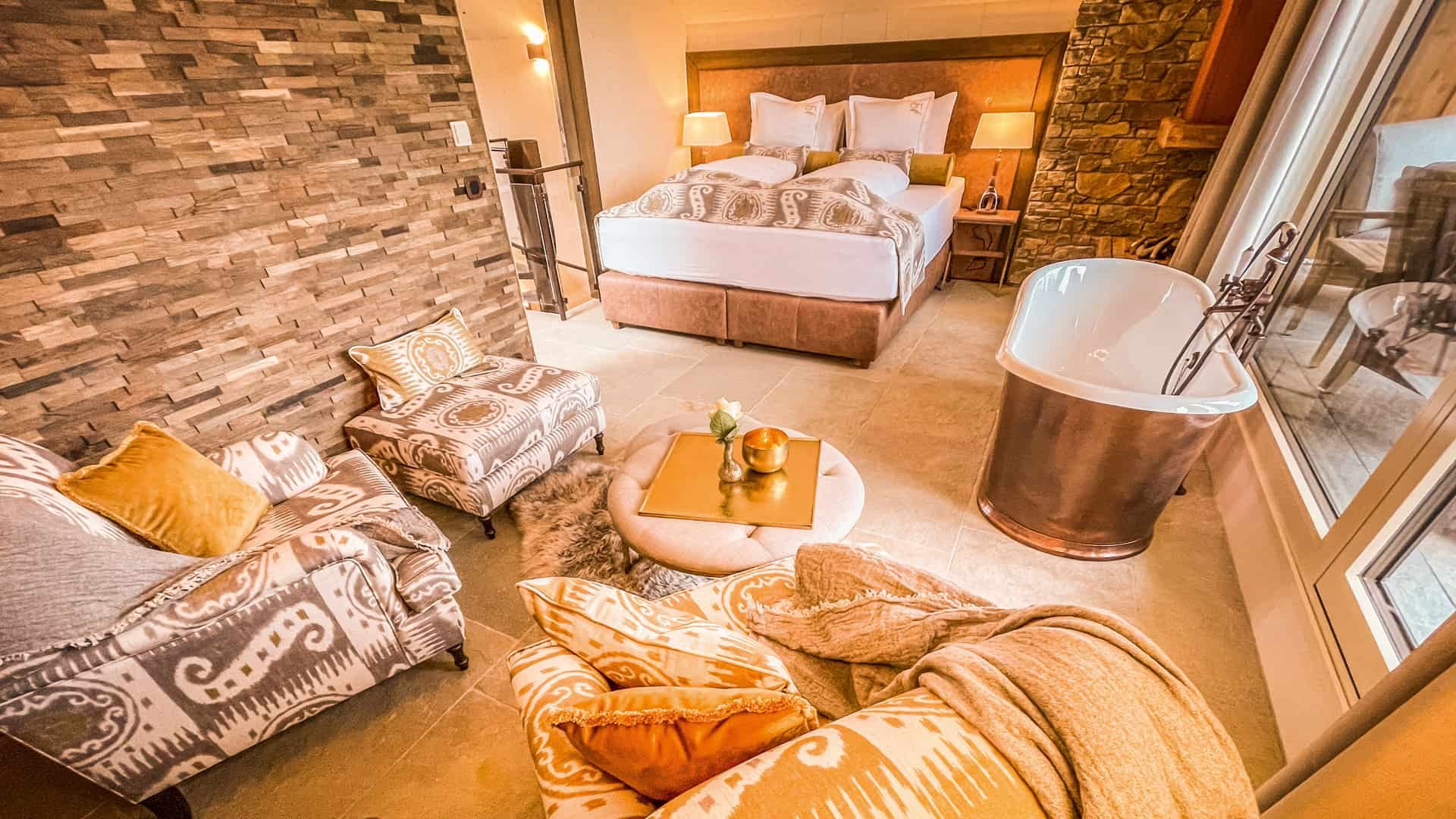 Golden Hill Chalet Steppenfuchs Schlafzimmer 2