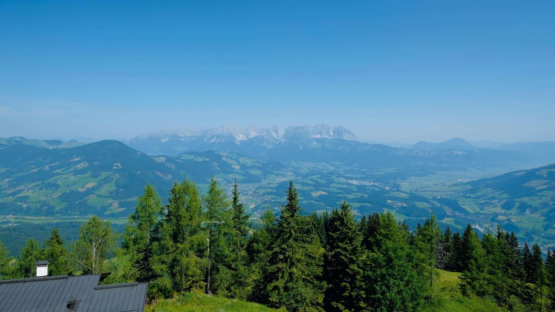 Hahnenkamm Lodge Ausblick