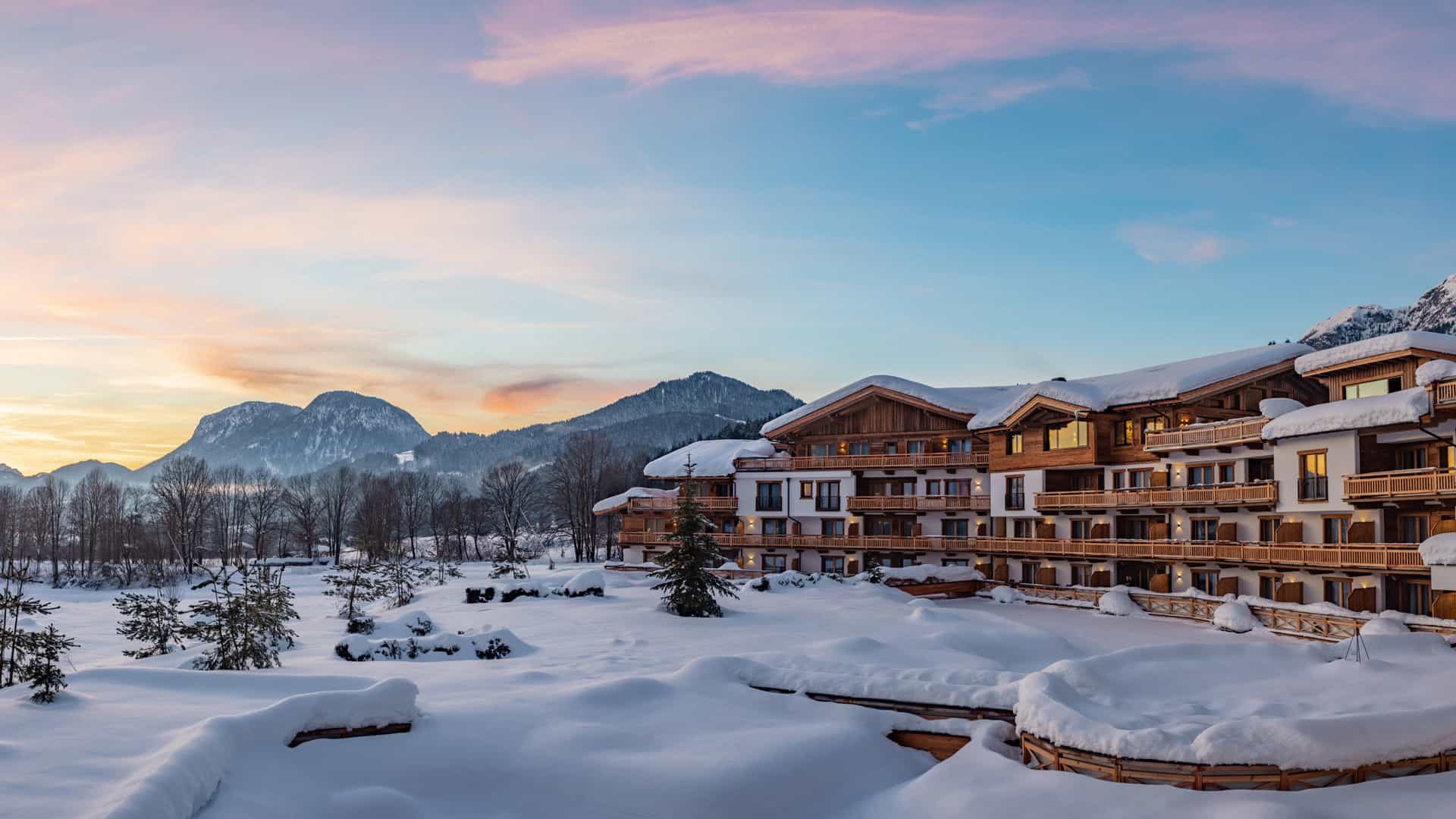 Kaiserlodge Aufmacher Aussen Winter