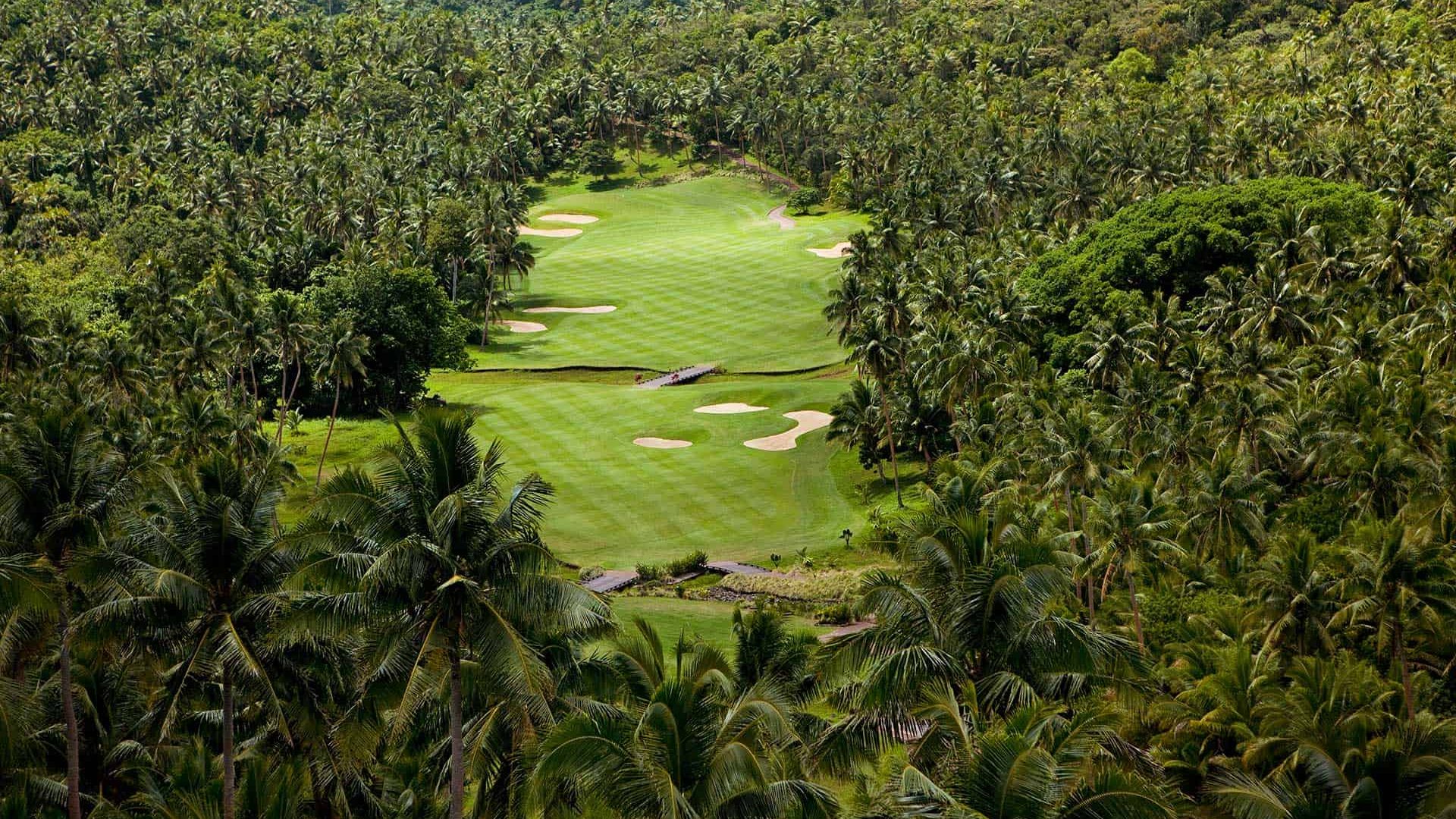 Laucala Island CLI---Aerial-view---Over-land