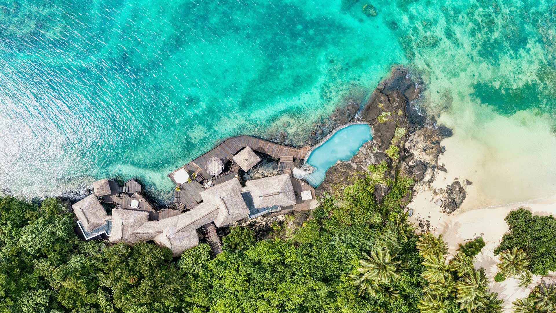 Laucala Island CLI---Overwater-Residence---Aerial-2