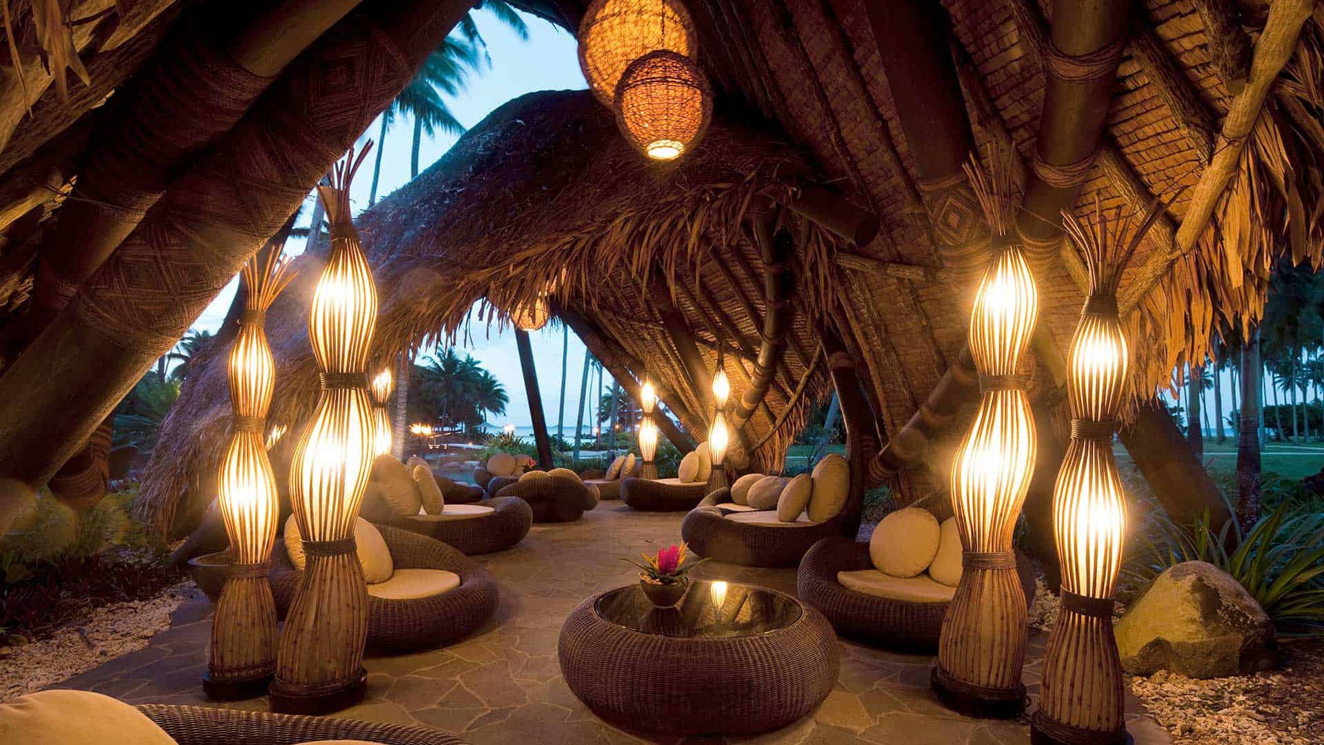 Laucala Island Pool-Bar-Evening