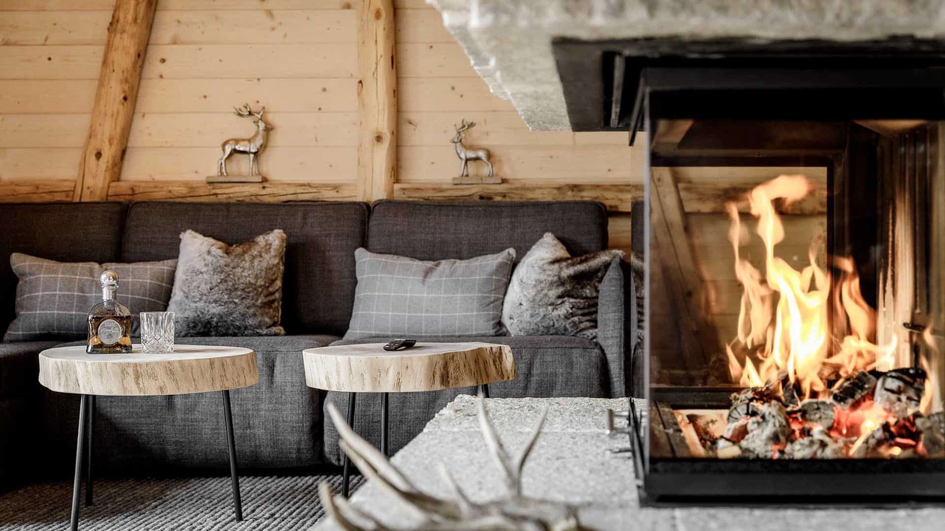 Leni Mountain Chalet Kamin
