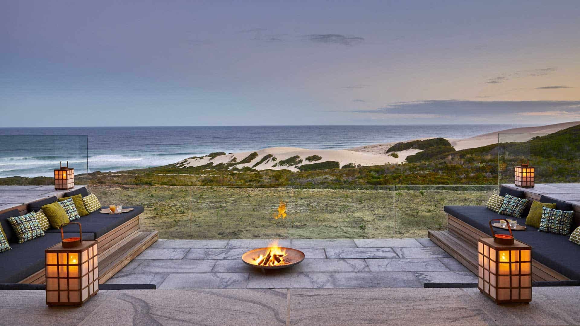 Morukuru Beach Lodge Aussicht Terrasse