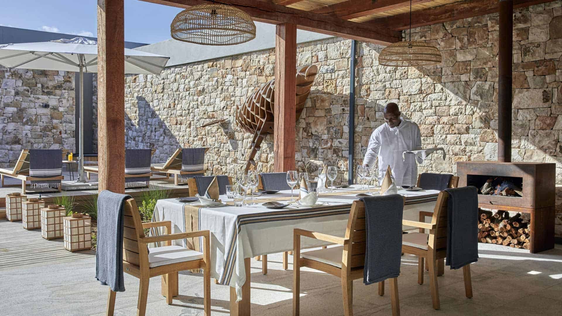 Morukuru Beach Lodge Esstisch