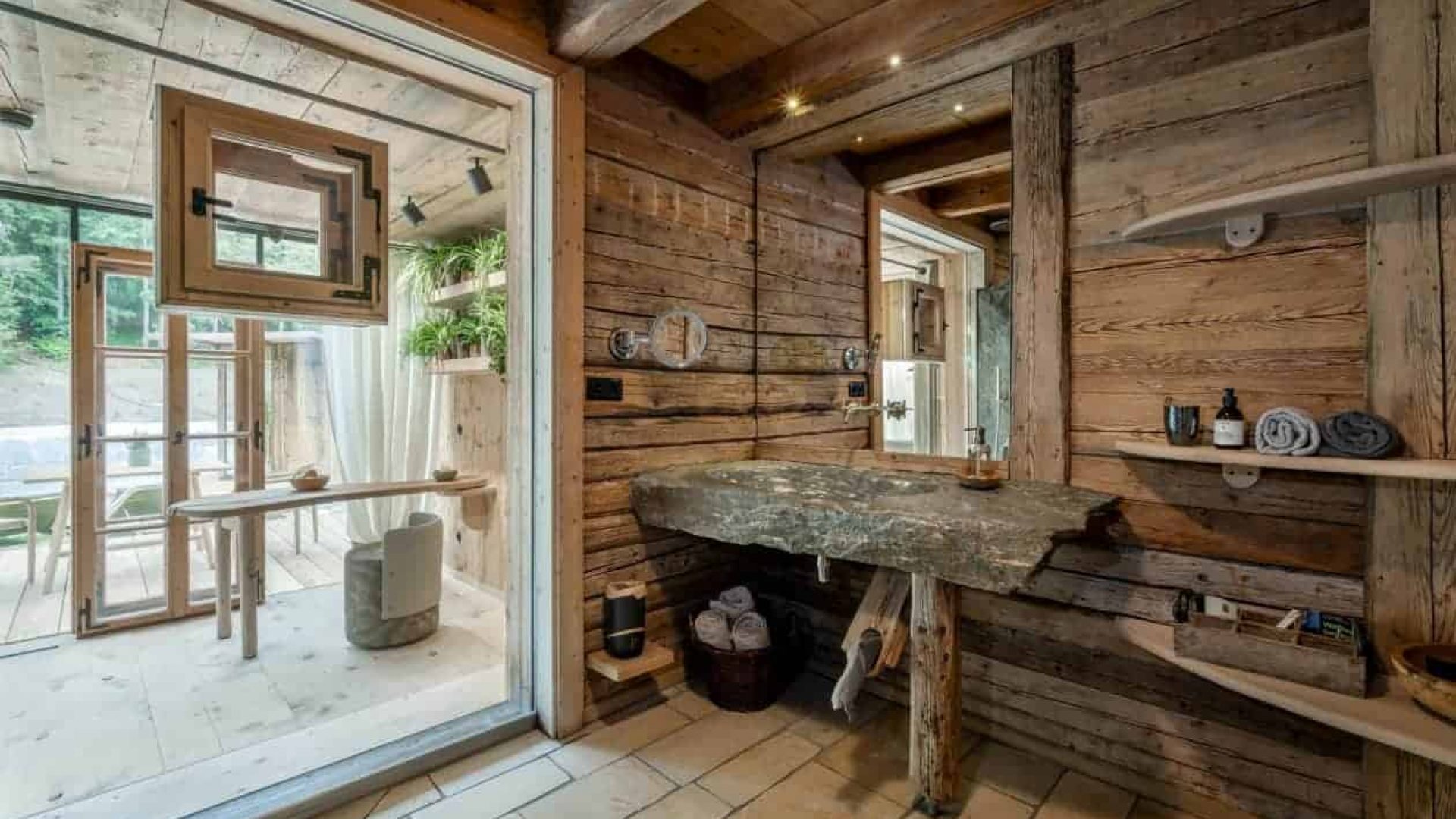 Das Bedezimmer der Seehütte