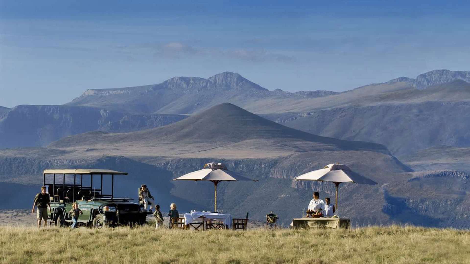 Samara Private Game Reserve _ Pause während Safari