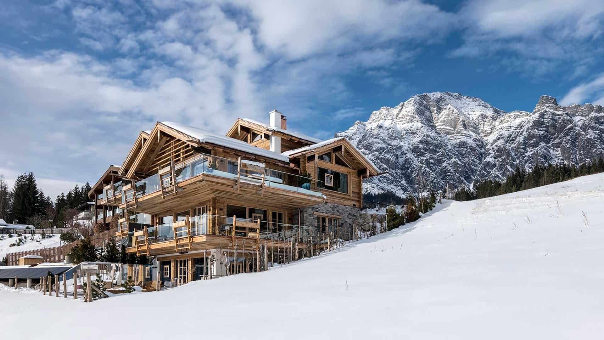 Senhoog Leogang Auusenansicht Winter