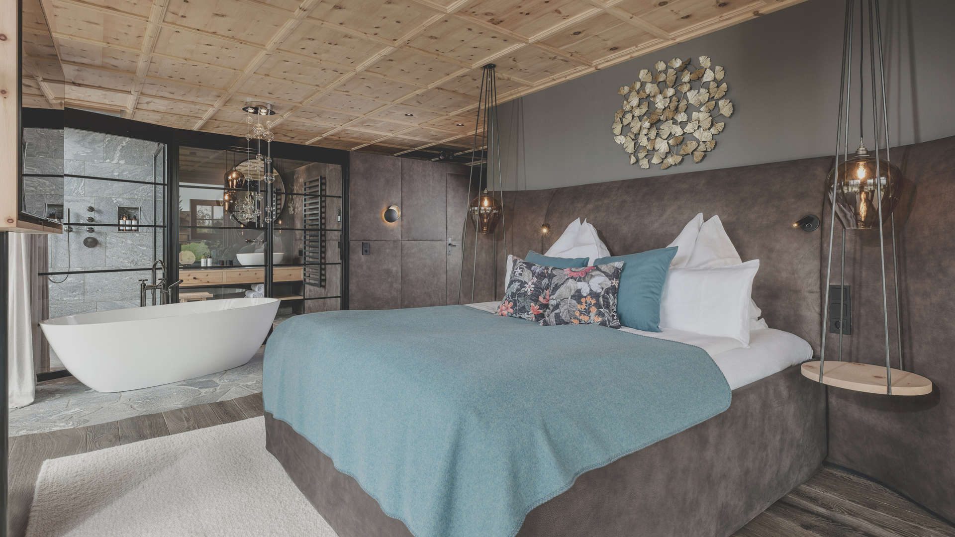 Senhoog leogang Bett und Wanne