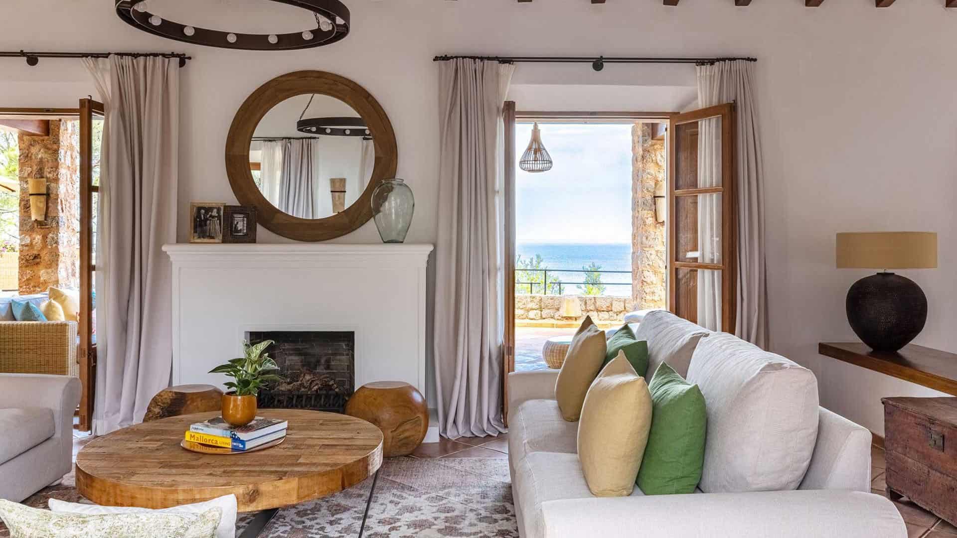 Son Bunyola Villa Wohnzimmer