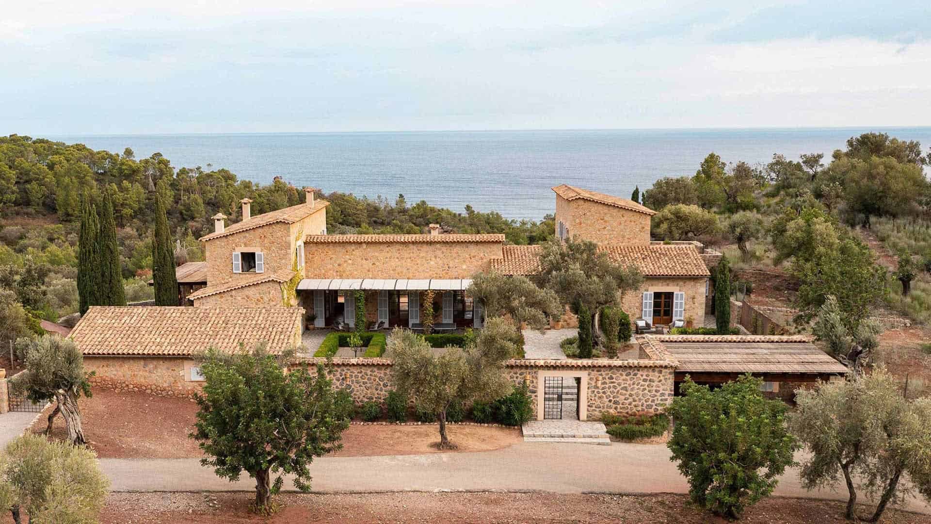 Son Bunyola Villa von oben